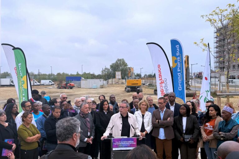 Démarrage des travaux à Grigny