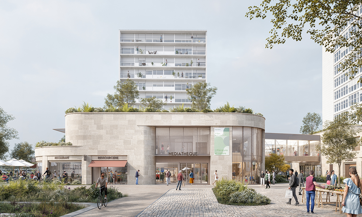 Ensemble immobilier à vocation culturelle et commerciale